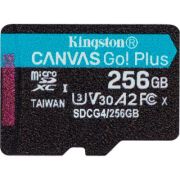 Карта пам\'яті Kingston 256GB microSDXC сlass 10 UHS-I U3 V30 A2 Canvas Go Plus G4 (SDCG4/256GBSP)