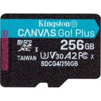 Карта пам\'яті Kingston 256GB microSDXC сlass 10 UHS-I U3 V30 A2 Canvas Go Plus G4 (SDCG4/256GBSP)