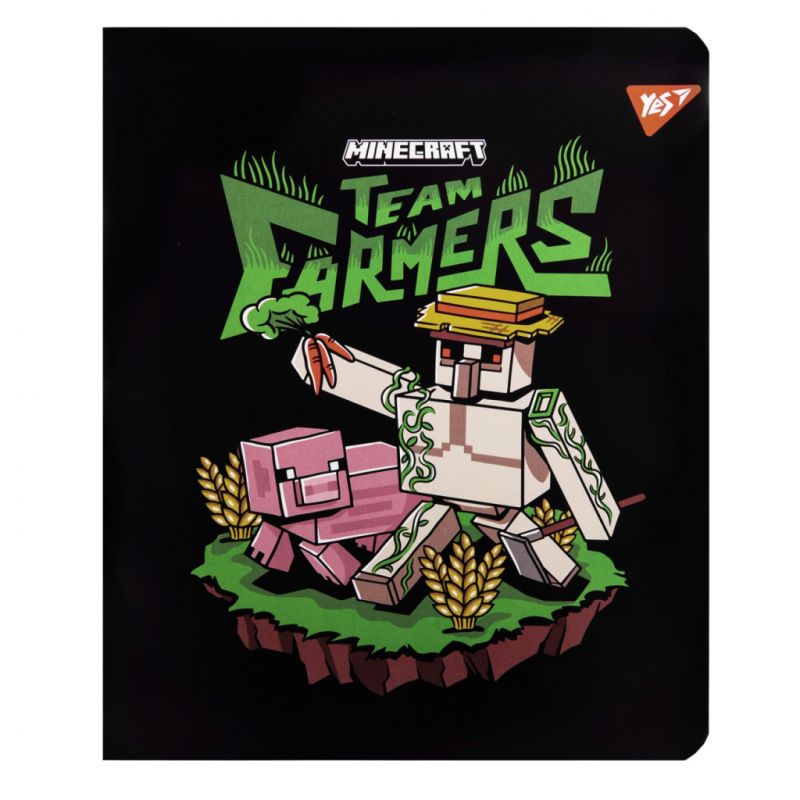 Зошит Yes Minecraft. Team 12 аркушів клітинка (767496) (10 шт)