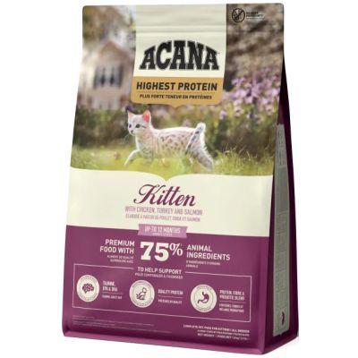 Сухий корм для кішок ACANA Highest Protein Kitten Recipe 1.8 кг (0064992723255)