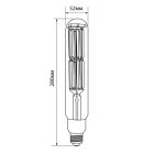 Лампочка Videx LED Filament T52F 50W E27 5000K (VL-T52F-50275)