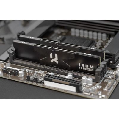 Модуль пам\'яті для комп\'ютера DDR5 32GB (2x16GB) 6000 MHz IRDM Black Goodram (IR-6000D564L36S/32GDC)