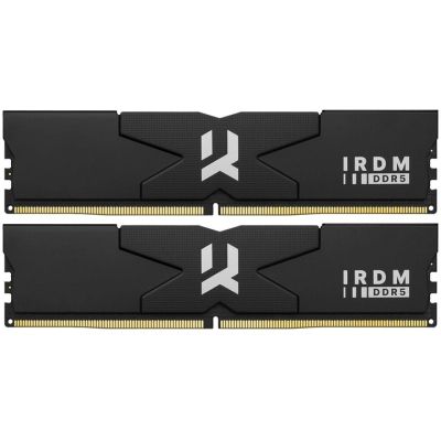 Модуль пам\'яті для комп\'ютера DDR5 32GB (2x16GB) 6000 MHz IRDM Black Goodram (IR-6000D564L36S/32GDC)
