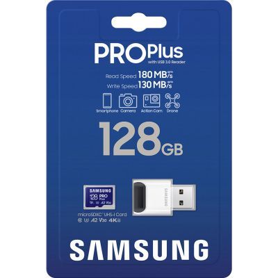 Карта пам\'яті Samsung 512GB microSDXC class 10 UHS-I U3 V30 Pro Plus (MB-MD512SB/WW)