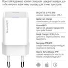 Зарядний пристрій ColorWay GaN Mini 35W PD Port PPS USB-C white (CW-CHS056PD-WT)