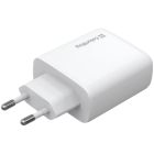 Зарядное устройство ColorWay GaN Mini 50W PD Port PPS USB (Type-C PD 30W + Type-C PD 20W) white (CW-CHS050PD-WT)