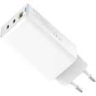 Зарядний пристрій ColorWay GaN Mini 65W PD Port PPS USB (USB-2C1A) white (CW-CHS058PD-WT)