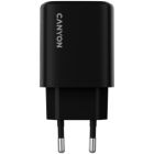 Зарядное устройство Canyon OnCharge 250 25W 1xPD 1xQC EU Black (CNE-CHA250-31)
