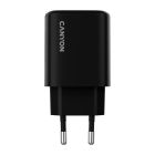 Зарядное устройство Canyon OnCharge 250 25W 1xPD 1xQC EU Black (CNE-CHA250-31)