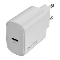 Зарядное устройство Canyon OnCharge 250 25W 1xPD EU White (CNE-CHA250-01)