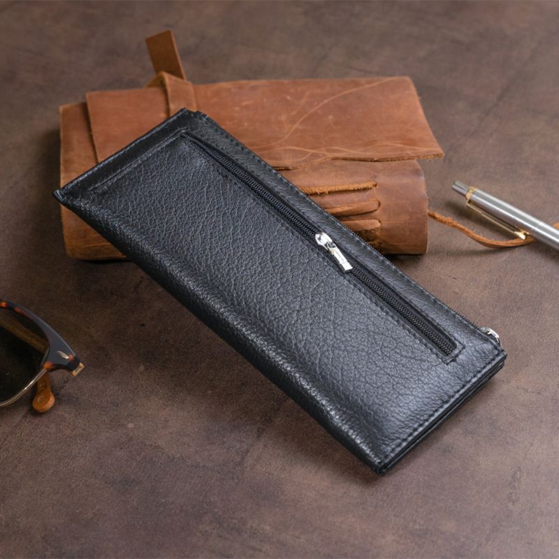 Гаманець ST Leather Зі шкіри унісекс Чорний (19324)