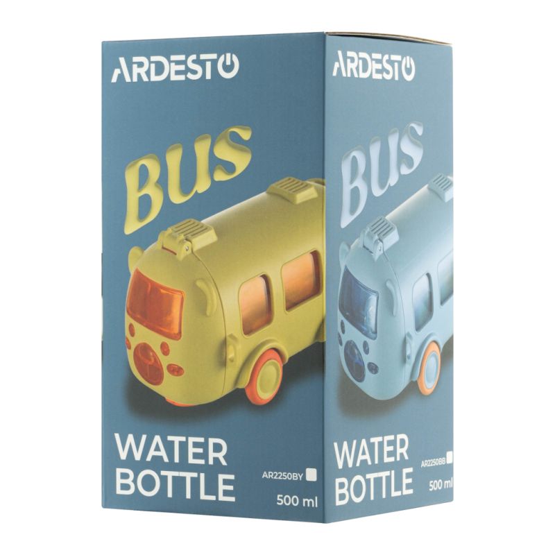 Пляшка для води ARDESTO Bear Bus 500мл жовтий (AR2250BY)