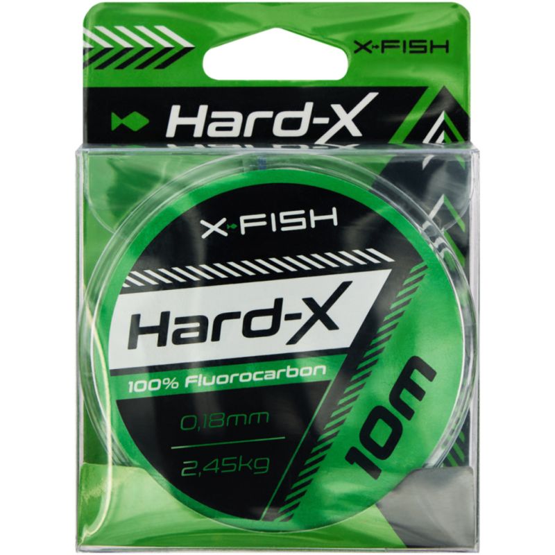 Флюорокарбон X-Fish Hard-X 10m (clear) 0.18mm 2.45kg (1917.03.65)