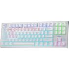 Клавиатура Aula F3032 White keycaps plus 21 Yellow keys KRGD Brown USB UA White (6948391201757)