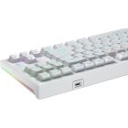 Клавиатура Aula F3032 White keycaps plus 21 Yellow keys KRGD Brown USB UA White (6948391201757)