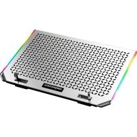 Підставка до ноутбука IceCoorel 10-15.6", 6*80mm 1800 RPM, 2*USB, 366x256x23mm, RGB (A17)