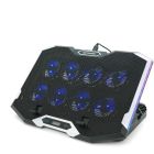 Підставка до ноутбука IceCoorel 10-17", 8*70mm, 2*USB, + LCD, 410x297x40mm, RGB (K10)