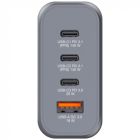 Зарядное устройство Verbatim GaN 140 W 4 ports (2xUSB-C-140 W,USB-C 20 W /USB-A -3.0) (32203)