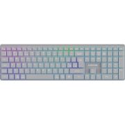 Клавиатура Canyon HKB-W11 Slim Dual Mode Wireless/Bluetooth RGB UA Grey (CNS-HBTK11G)