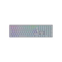 Клавіатура Canyon HKB-W11 Slim Dual Mode Wireless/Bluetooth RGB UA Grey (CNS-HBTK11G)