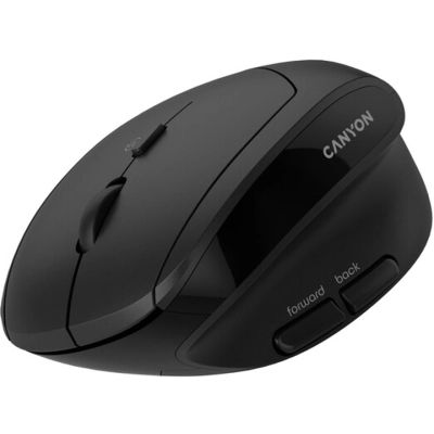Мишка Canyon MW-25 LED Silent Wireless/Bluetooth Black (CNS-CMSW25)