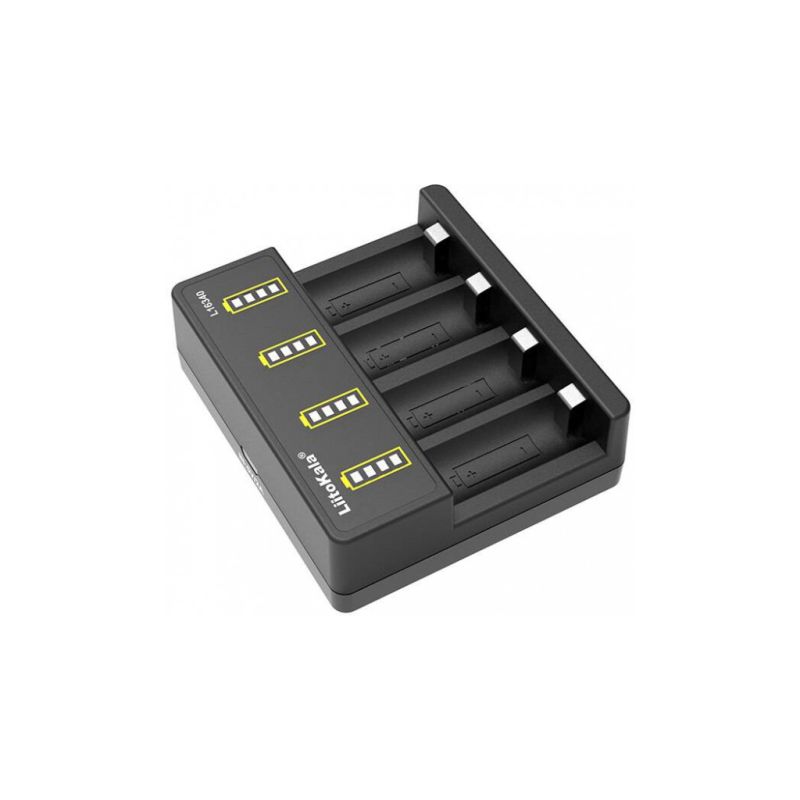 Зарядное устройство для аккумуляторов Liitokala 4 Slots, Li-ion, 16340, CR123A (Lii-L16340)