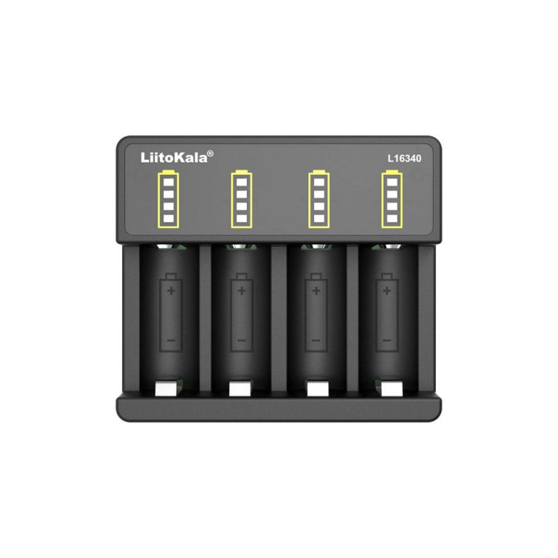 Зарядное устройство для аккумуляторов Liitokala 4 Slots, Li-ion, 16340, CR123A (Lii-L16340)