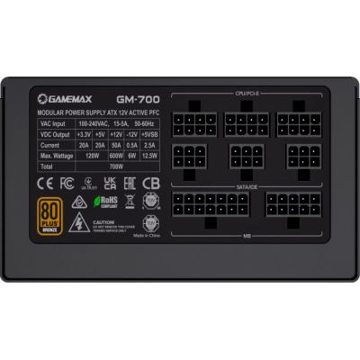 Блок питания Gamemax 700W (GM-700 Modular) (GM-700  Modular)