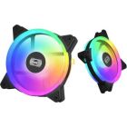 Кулер для корпуса PcCooler (F3 T120 ARGB BK 3IN1)