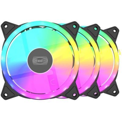 Кулер для корпуса PcCooler (F3 T120 ARGB BK 3IN1)