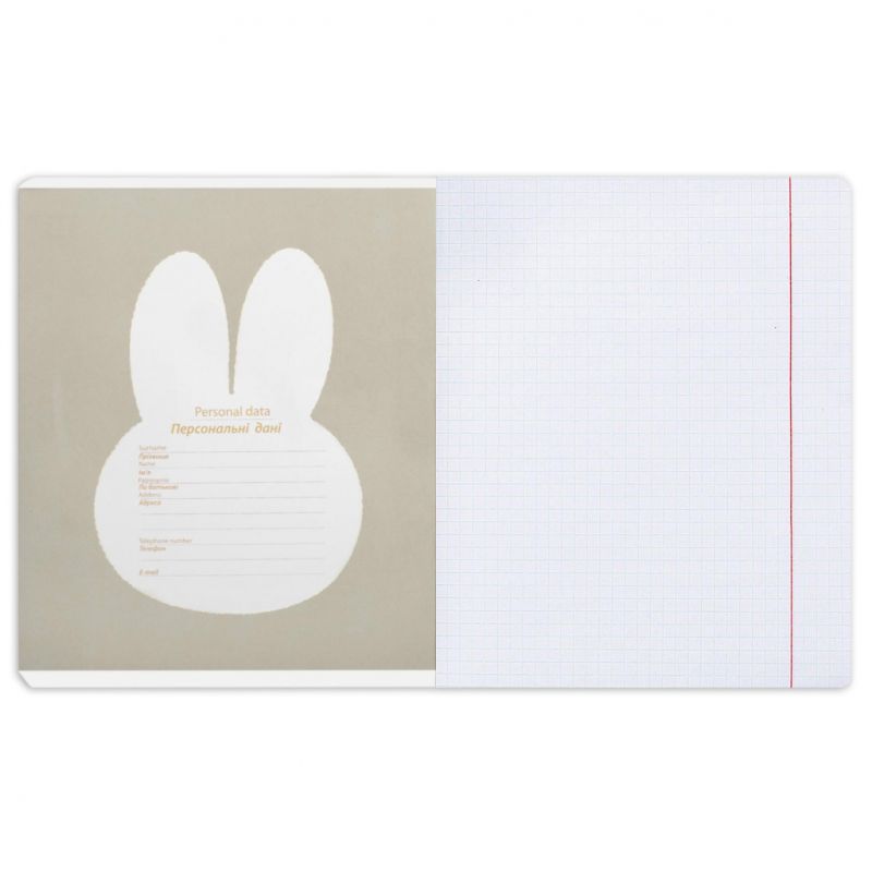Зошит Yes Gold Miffy А5 24 аркушів клітинка (767537) (10 шт)