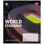 Зошит Yes World stadium А5 60 аркушів клітинка (767148) (10 шт)