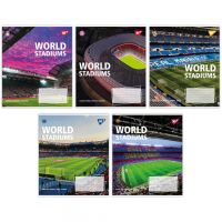 Зошит Yes World stadium А5 60 аркушів клітинка (767148) (10 шт)