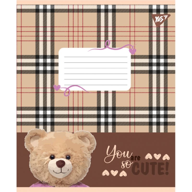 Зошит Yes Yes You are cute А5 12 аркушів лінія (767892) (25 шт)