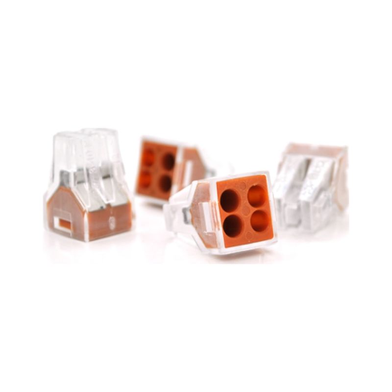 Соединитель кабеля 4-pin аналог WAGO K773-104, 50штпак Voltronic (K773-104/50)