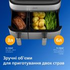 Мультипечь Philips Dual Basket Airfryer 5000 Series (NA555/00)