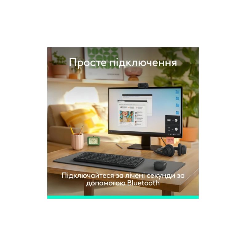 Комплект Logitech MK250 Bluetooth UA Graphite (920-013823)