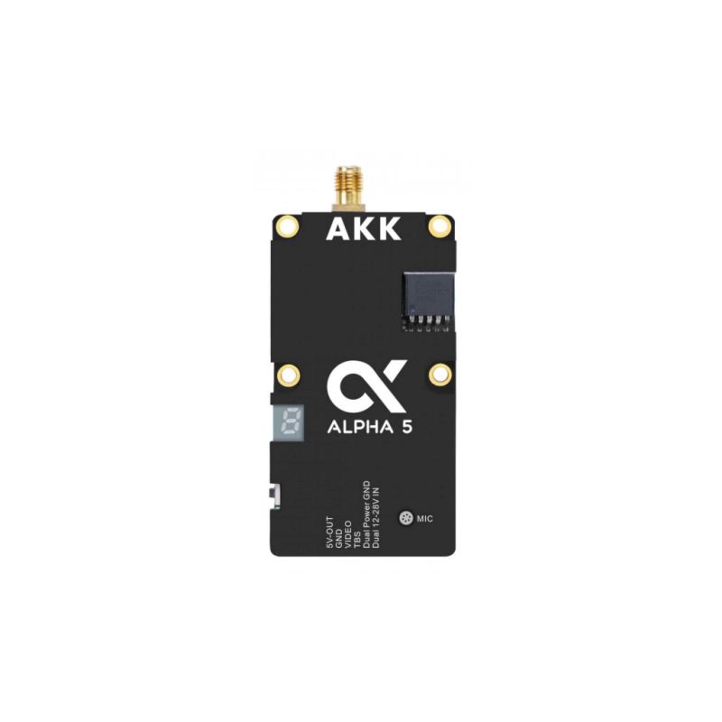 Видеопередатчик (VTX) AKK Alpha 5W 5.8GHz 80CH (58G5VTX)
