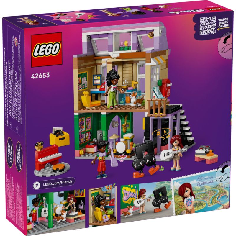 Конструктор LEGO Friends Музыкальный магазин и квартира (42653)