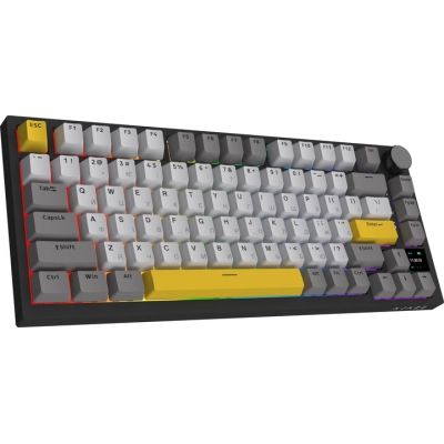Клавиатура Ajazz AK820 Pro Flying Fish Switch Black RGB USB/Wireless/Bluetooth UA Black (AK820PRO-FF-BGY)
