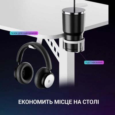 Комп\'ютерний стіл GamePro (GDC216W) White (GDC216W)