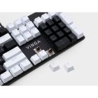 Клавиатура Vinga KBGM-095 LED Brown Switch USB White/Black (KBGM-095BR White/Black)