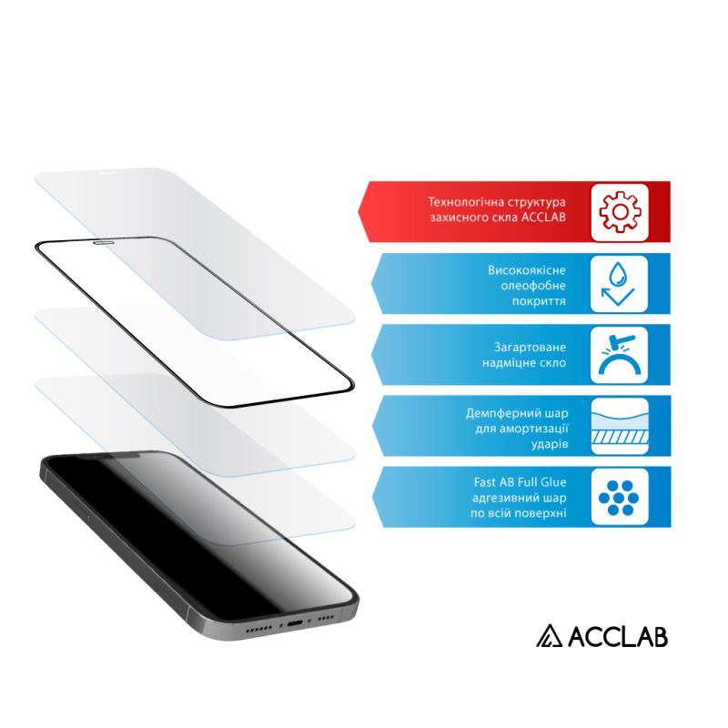 Стекло защитное ACCLAB Full Glue Xiaomi Redmi Note 13 Pro 4G Black (1283126583780)
