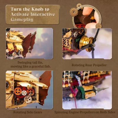 Конструктор Pantasy Original Дирижабль Steampunk (85021)