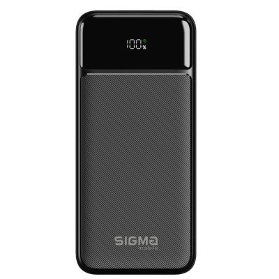 Батарея универсальная Sigma X-power SI20A4QL 20000mAh, PD/20W, QC/22.5W, LED, cable 20w, black (4827798799710)