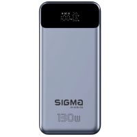 Батарея универсальная Sigma X-power SI30A7QLX 30000mAh, PD/130W, LED, cable 100w, silver (4827798479117)
