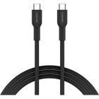 Дата кабель USB-C to USB-C 1.0m OnWire 60CL C-C 60W COLOR Braided 1m Black Canyon (CND-CCAP60AB10B)