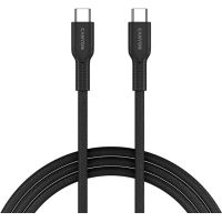 Дата кабель USB-C to USB-C 1.0m OnWire 60CL C-C 60W COLOR Braided 1m Black Canyon (CND-CCAP60AB10B)