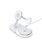 Зарядний пристрій Armorstandart Wireless Charging H101 3 in 1 Magnetic White (ARM78102)