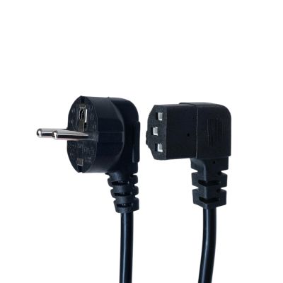 Кабель питания C13 1.8m 90° corner black Armorstandart (ARM73124)